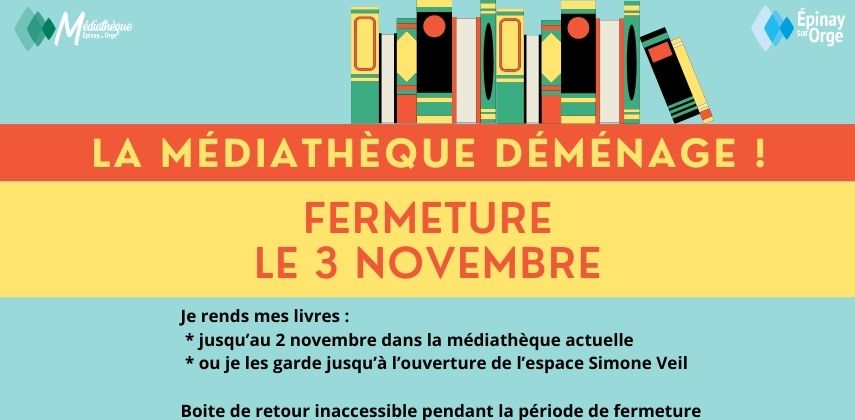 fermeture la médiathèque portail